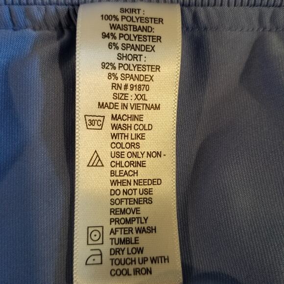 Cypress Club Women's Lavender Periwinkle Blue Golf Tennis Skort Size Large - Picture 6 of 6